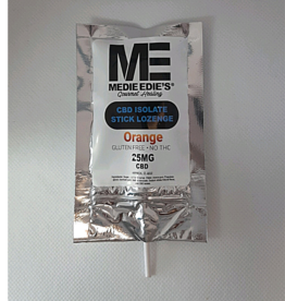 Medie Edie's CBD 25mg - Orange Stick Lozenge