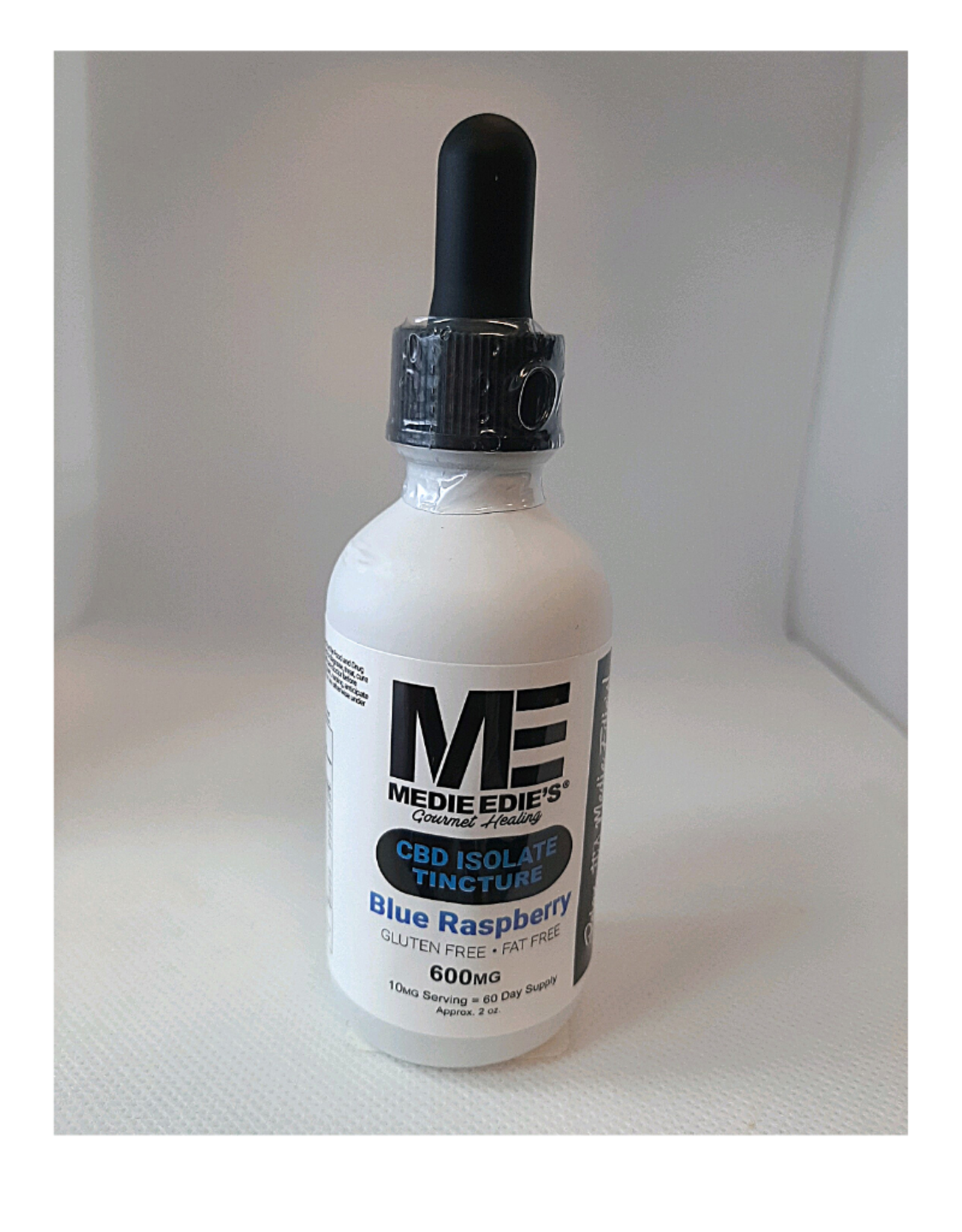 Medie Edie's Medie Edie's 60ml  CBD Tincture Blue Raspberry- 10mg.600mg