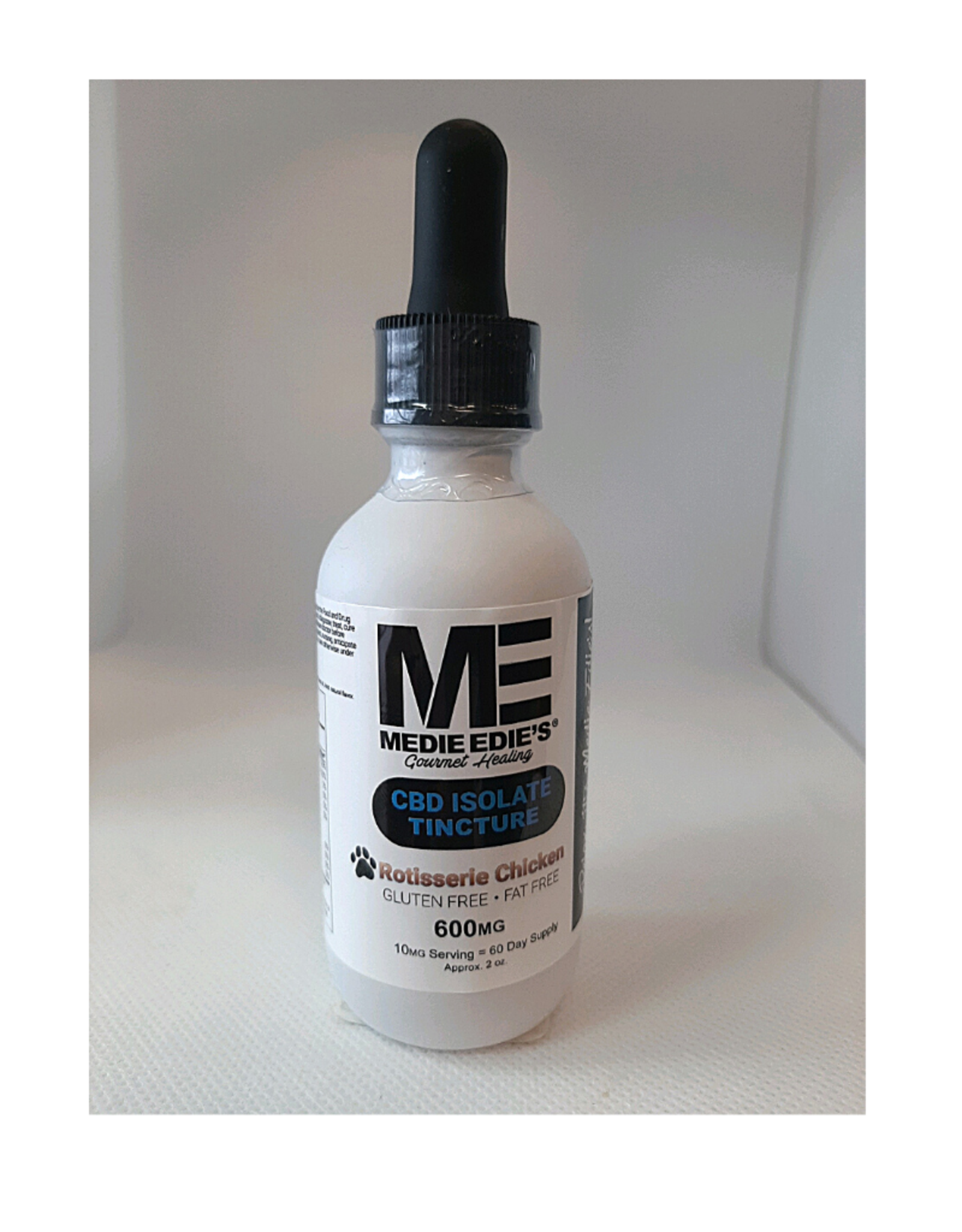 Medie Edie's Medie Edie's 60ml  CBD Pet Tincture Rotisserie Chicken -  10mg.600mg