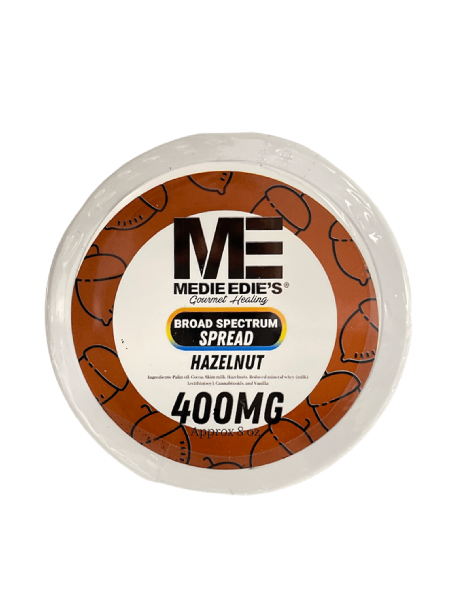 Medie Edie's Medie Edie's 1ct Broad Spectrum Spread Hazelnut-400mg