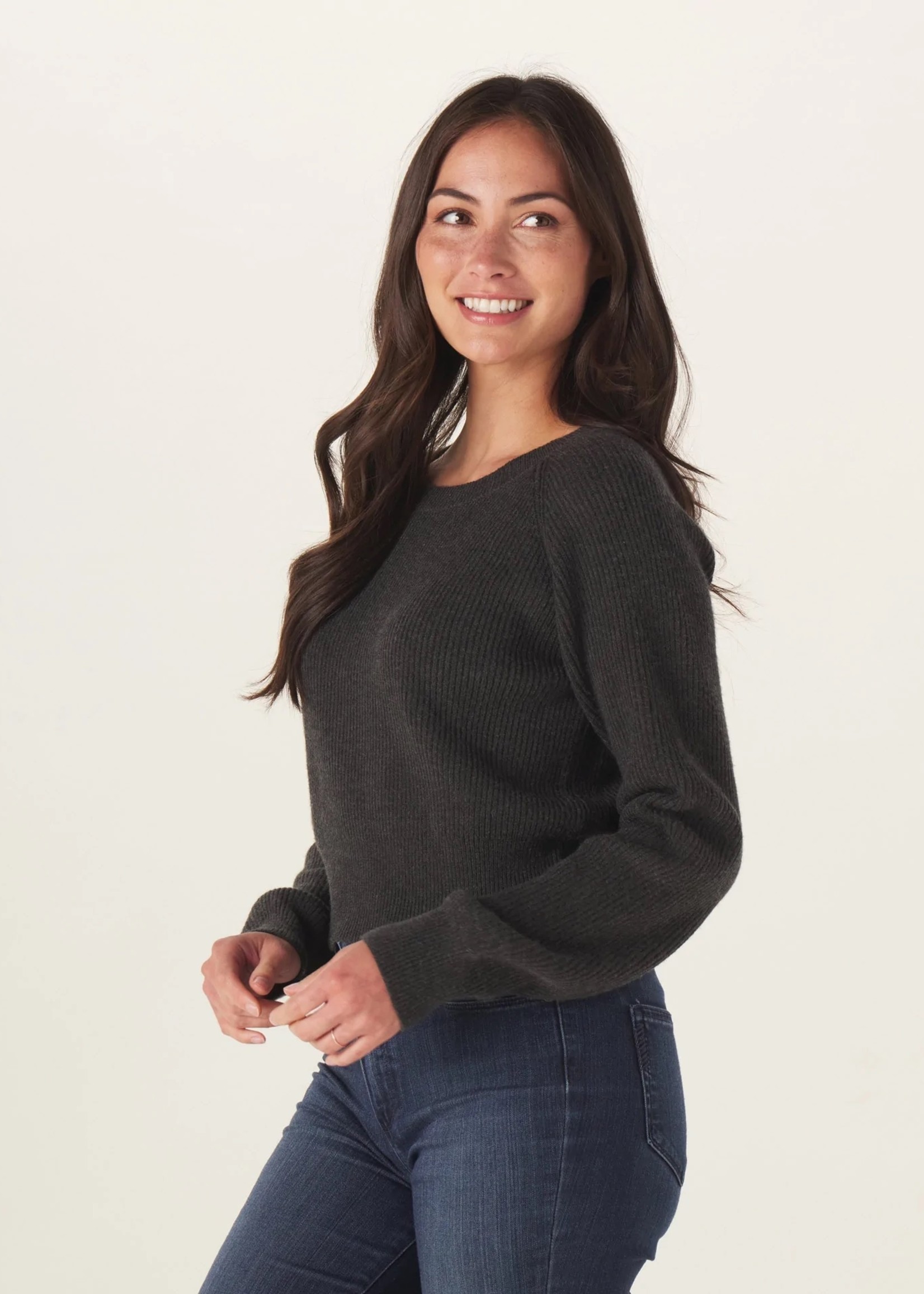 Normal Brand Collins Knit Crew Cropped Crewneck