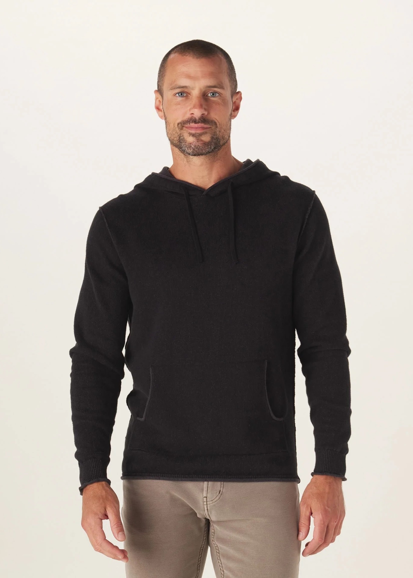 The Normal Brand Jimmy Sweater Hoodie - Black