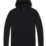 Cuts L/S Hooded Curved Tee Black