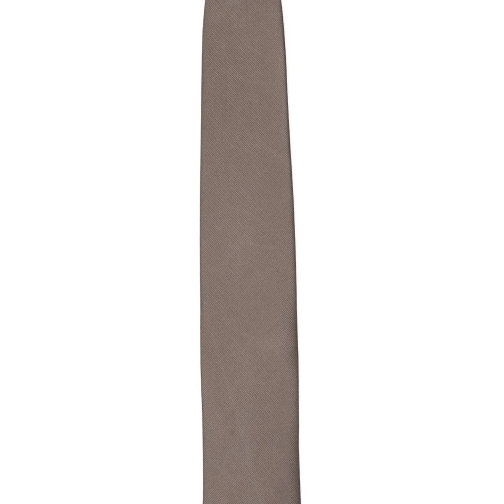 Tie Bar Grosgrain Solid Sandstone Tie