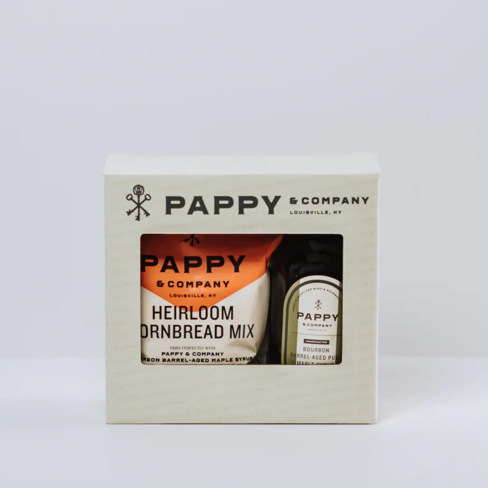 Pappy & Company Barrel Aged-Maple Syrup & Cornmeal Bundle