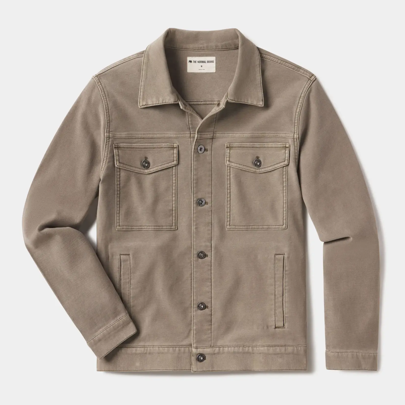 The Normal Brand Tailored Terry Trucker Jacket