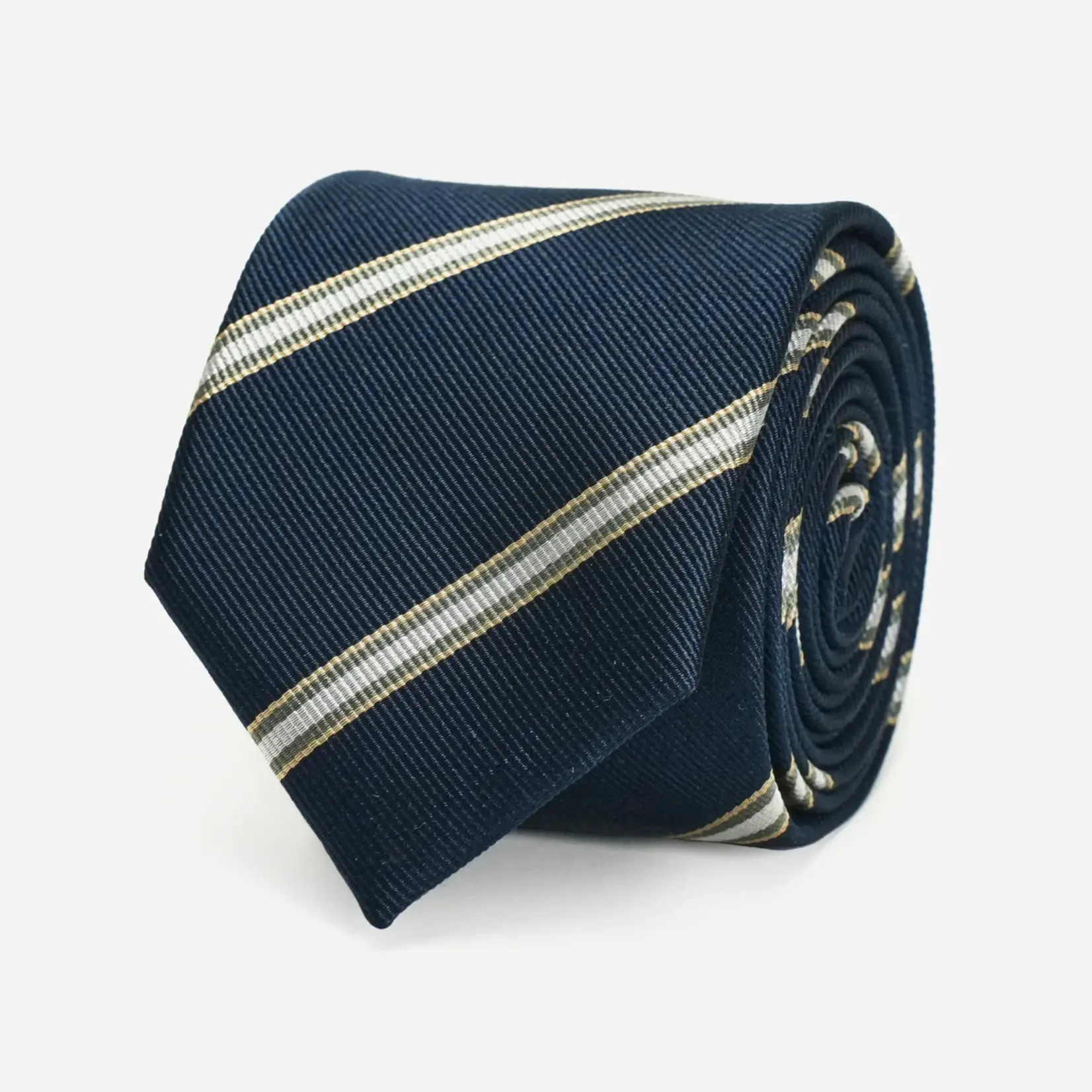 Tie Bar Tie Bar x Miller High Life Heritage Stripe Midnite Navy Tie