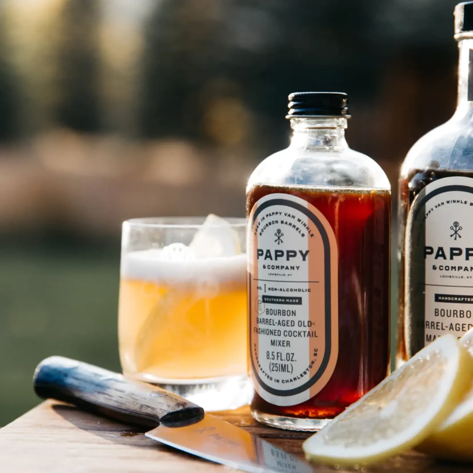 Pappy & Company Bourbon Barrel-Aged Old Fashioned Cocktail Mixer