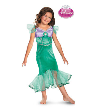DISGUISE Ariel Sparkle Classic Costume - Girls Toddler 3-4