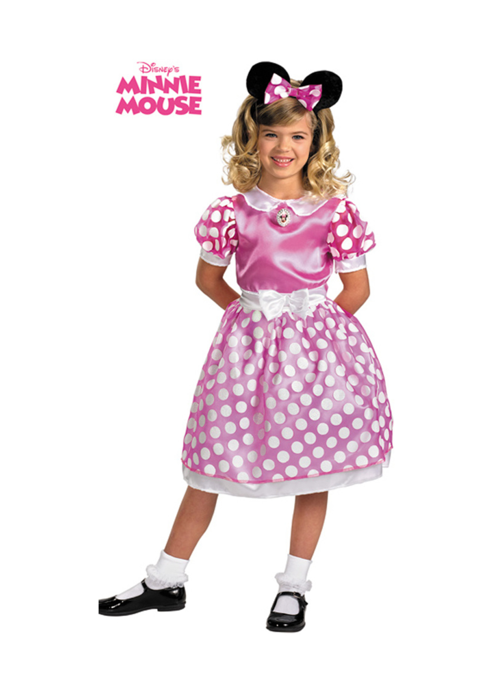 Minnie Mouse Pink Costume - Girls - Party On!