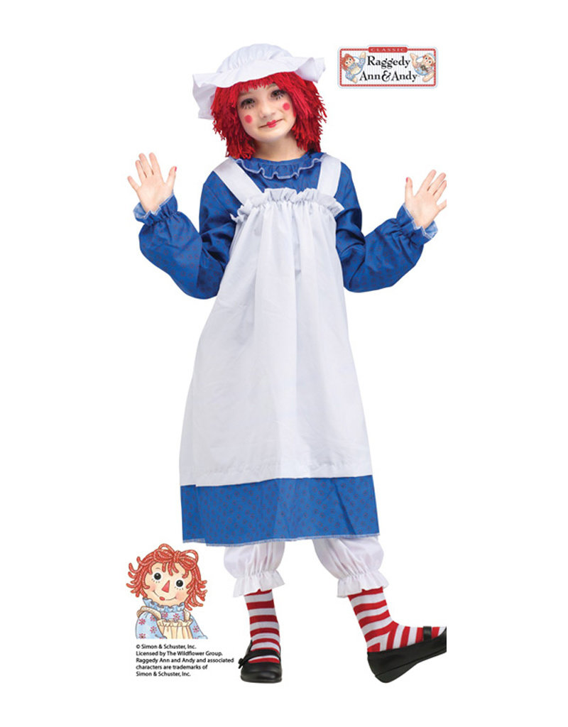 Raggedy Ann Costume Girls Party On