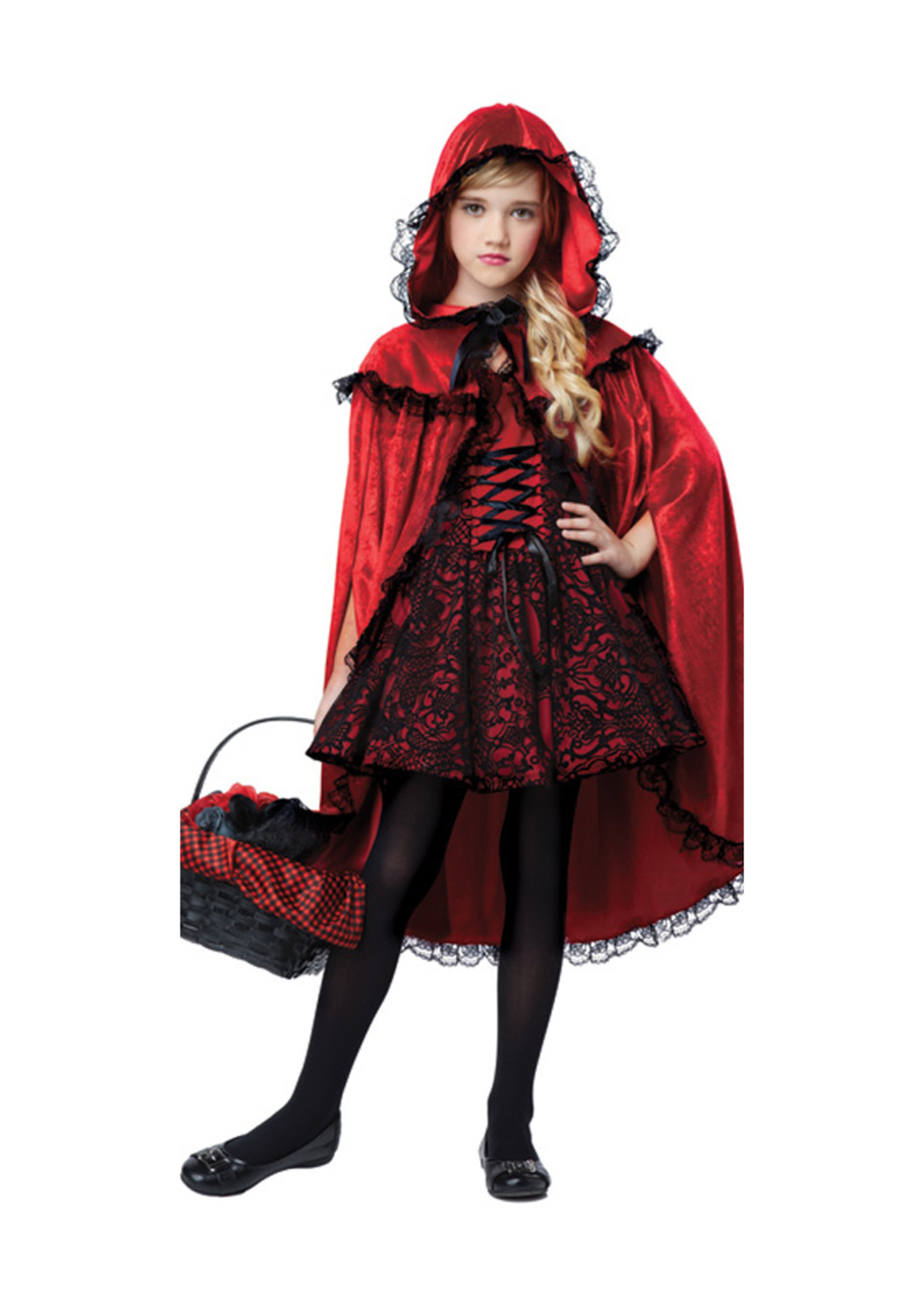 Red Riding Hood Deluxe Costume - Girls