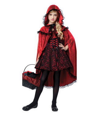 Red Riding Hood Deluxe Costume - Girls