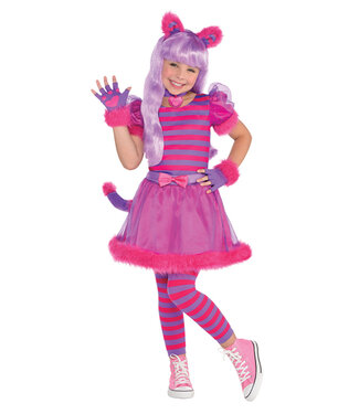 Amscan Cheshire Cat Costume - Girls Toddler 3-4