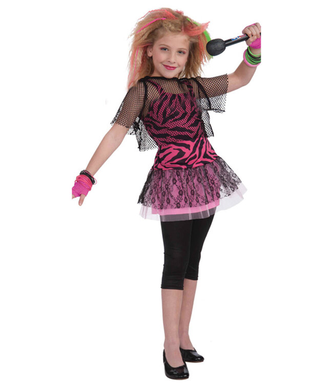 80's Rock Star Costume - Girls