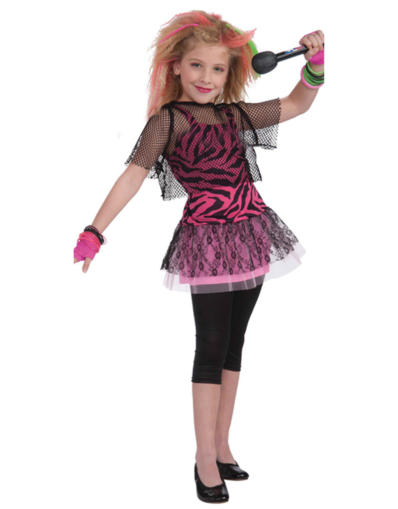 80's Rock Star Costume - Girls - Party On!