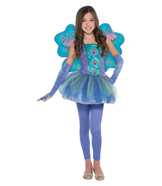 Peacock Princess Costume - Girls