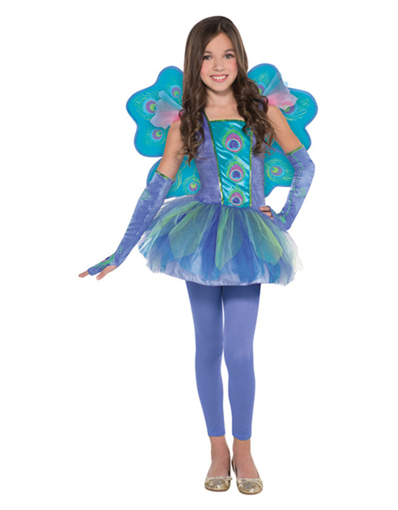 Peacock Princess Costume - Girls.