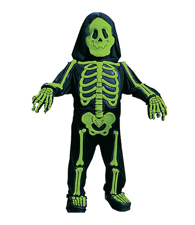 FUN WORLD Skelebones Green  Costume - Toddler
