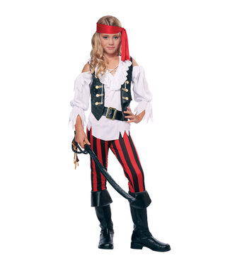 Posh Pirate Costume - Girls
