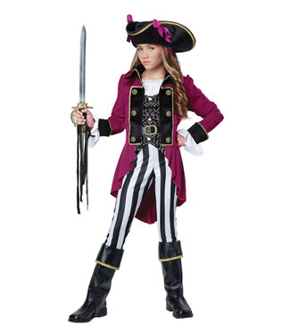 Fashion Pirate Costume - Girls