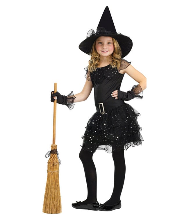 Fun World Glitter Witch Costume - Girls