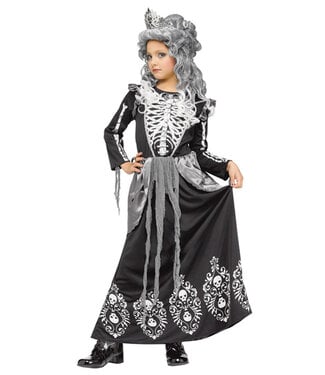Fun World Skeleton Queen Costume - Girls