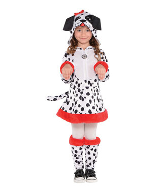 Dotted Doggy Costume - Girls