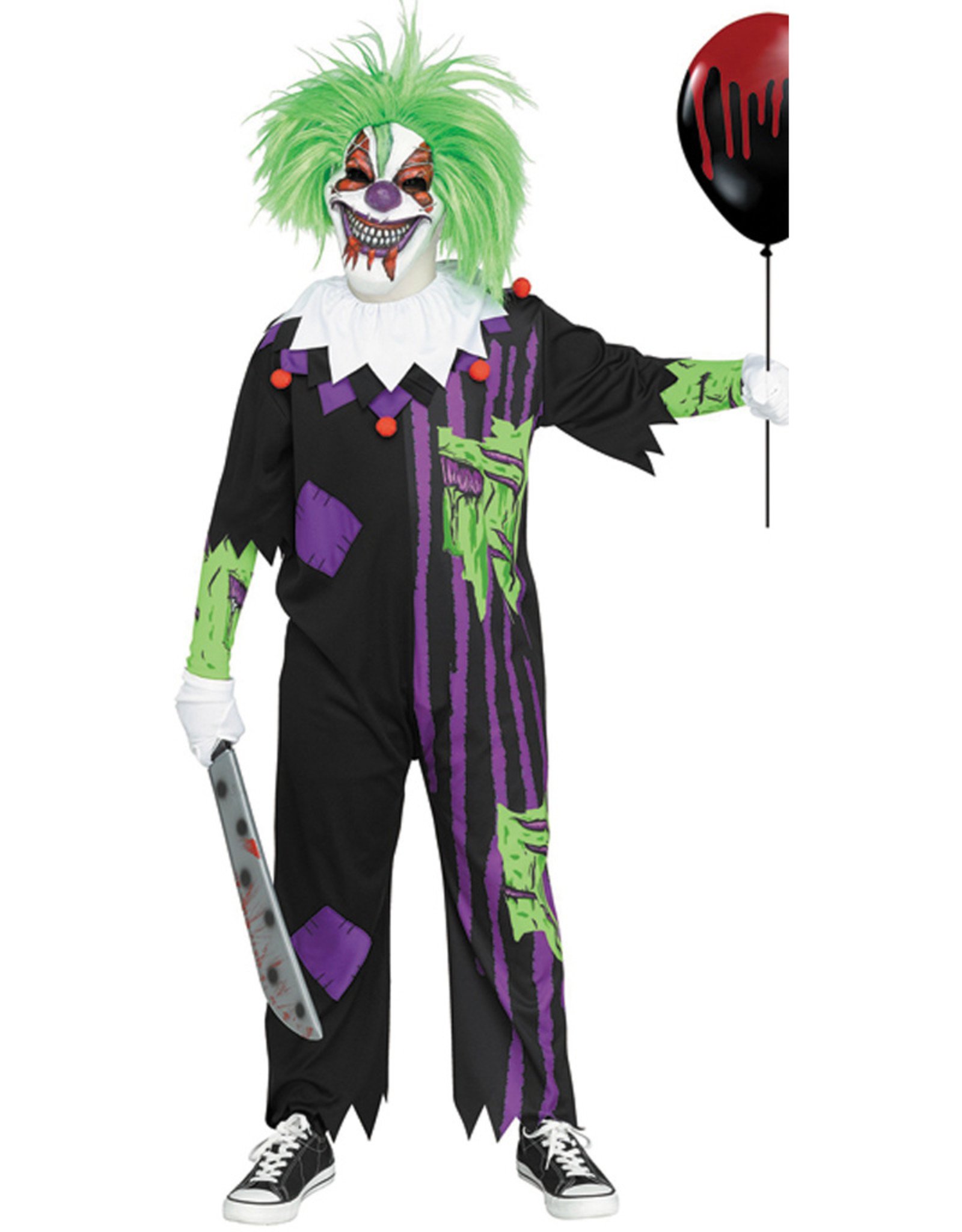 Zombie Clown Costume Boys Party On