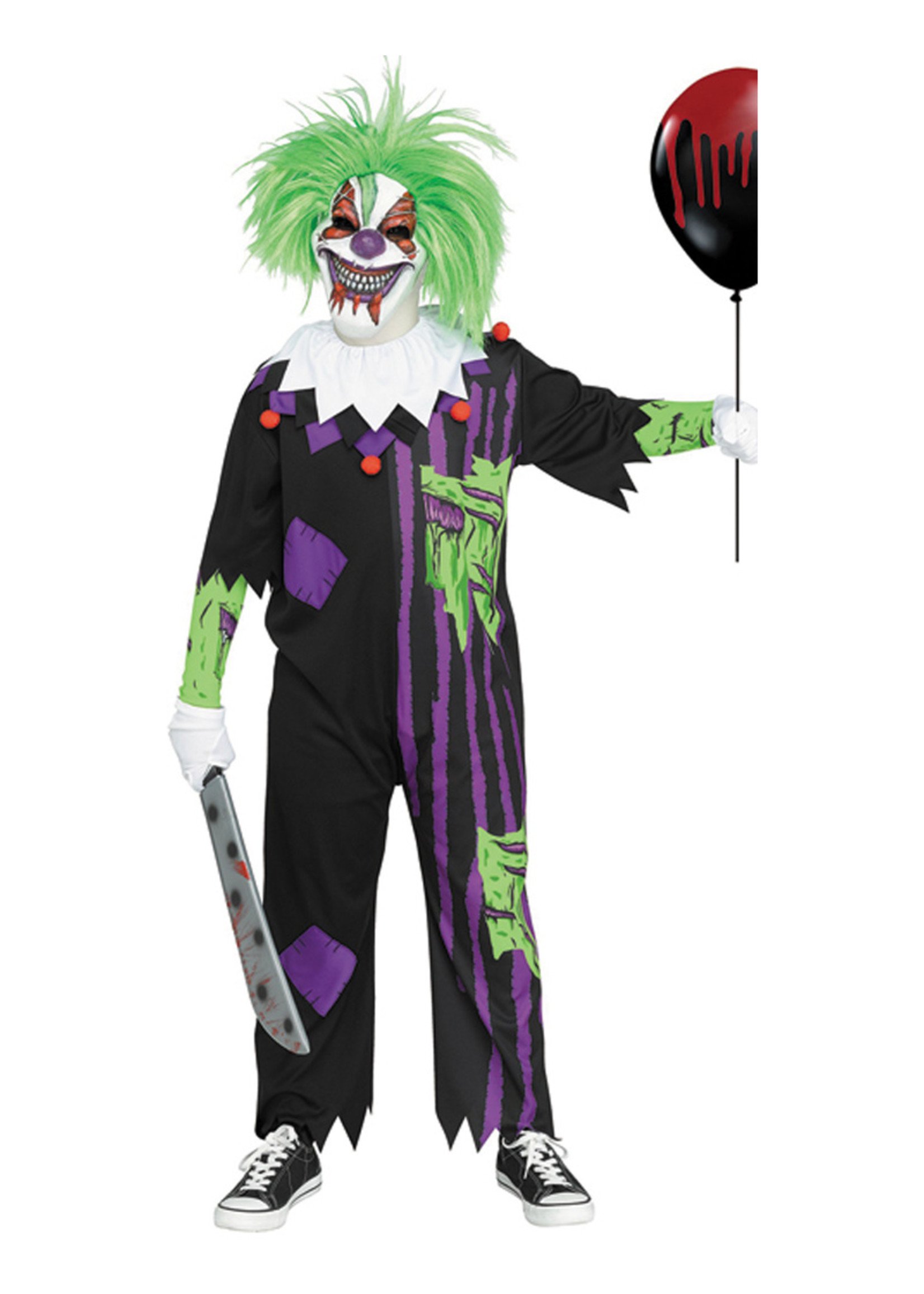 Zombie Clown Costume - Boys - Party On!