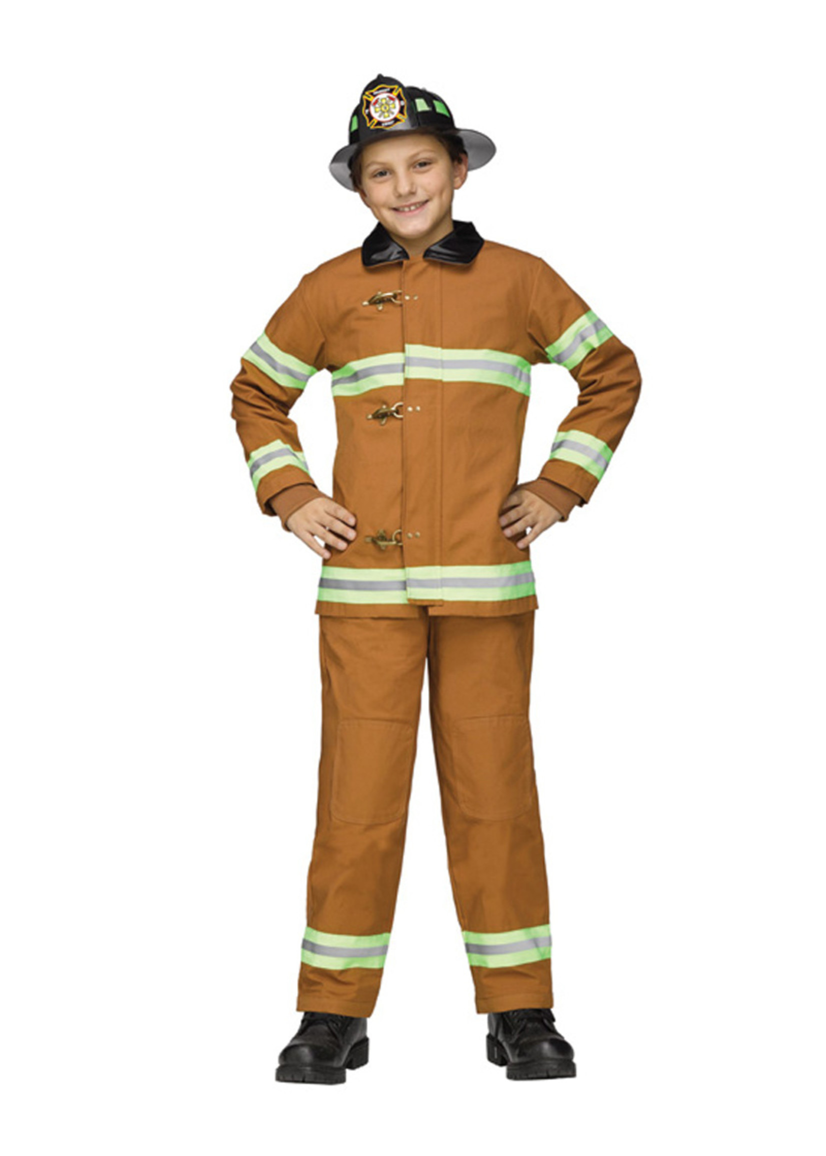 Fireman Deluxe Costume Boys Party On!