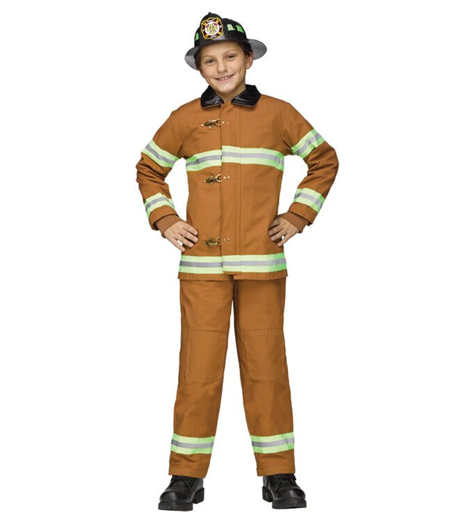 Fireman Deluxe Costume - Boys