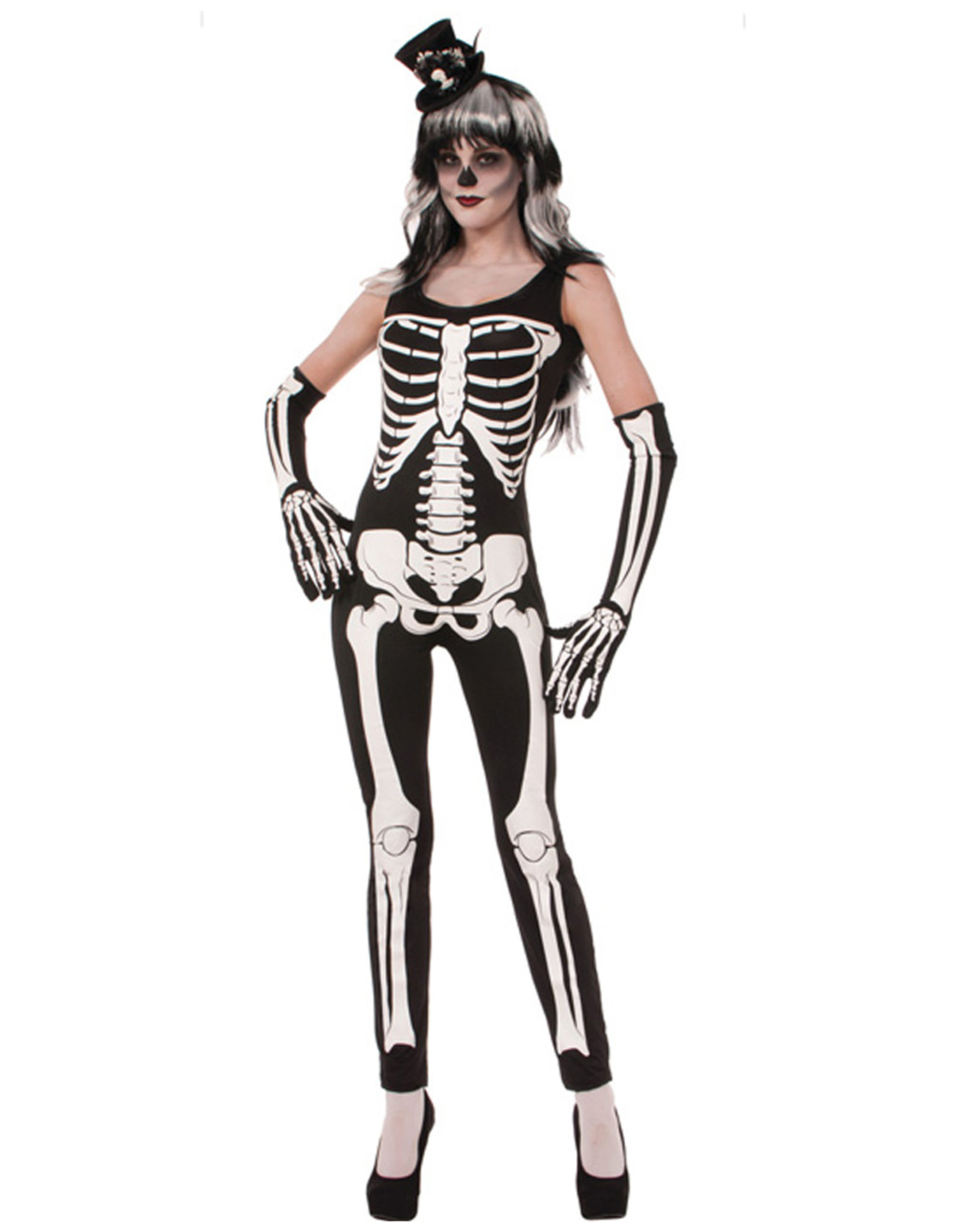 womens skeleton bodysuit