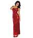 UNDERWRAPS Red Sequin Long Dress Costume - Women's
