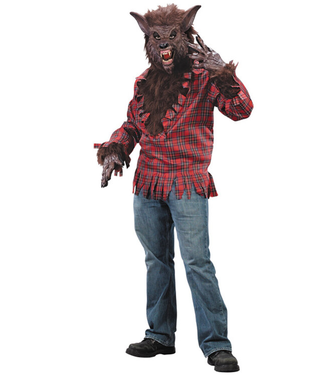 Werewolf Brown Costume - Men's