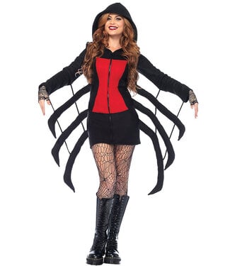 LEG AVENUE Cozy Black Widow Costume - Women's
