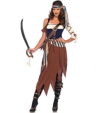 LEG AVENUE Caribbean Castaway Costume - Women's