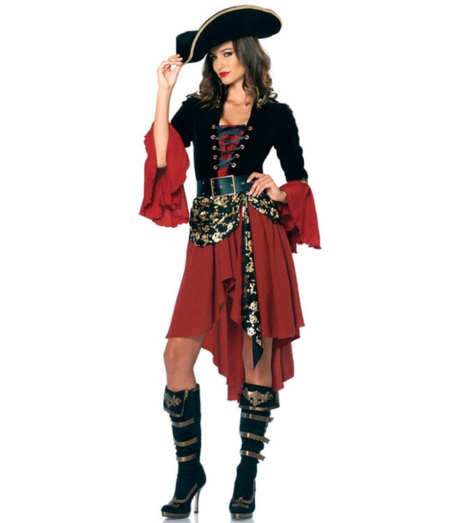 LEG AVENUE Cruel Seas Captain Costume - Women's