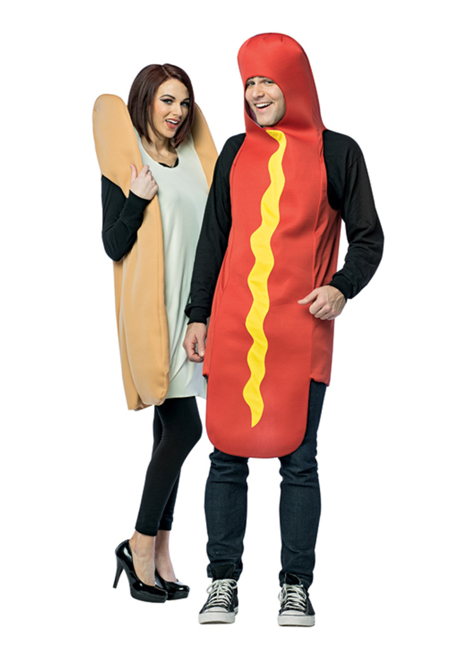 Hot Dog & Bun Costume - Couples