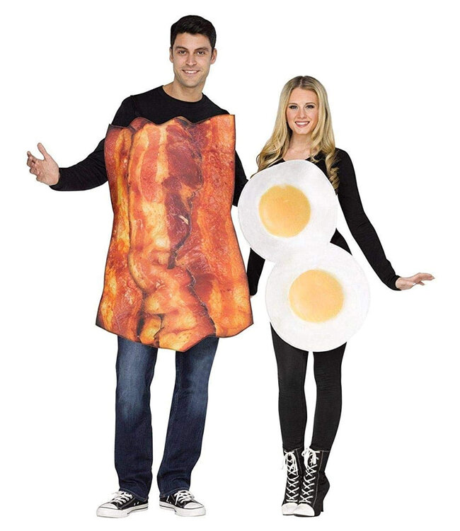 Bacon and Eggs Costume - Couples