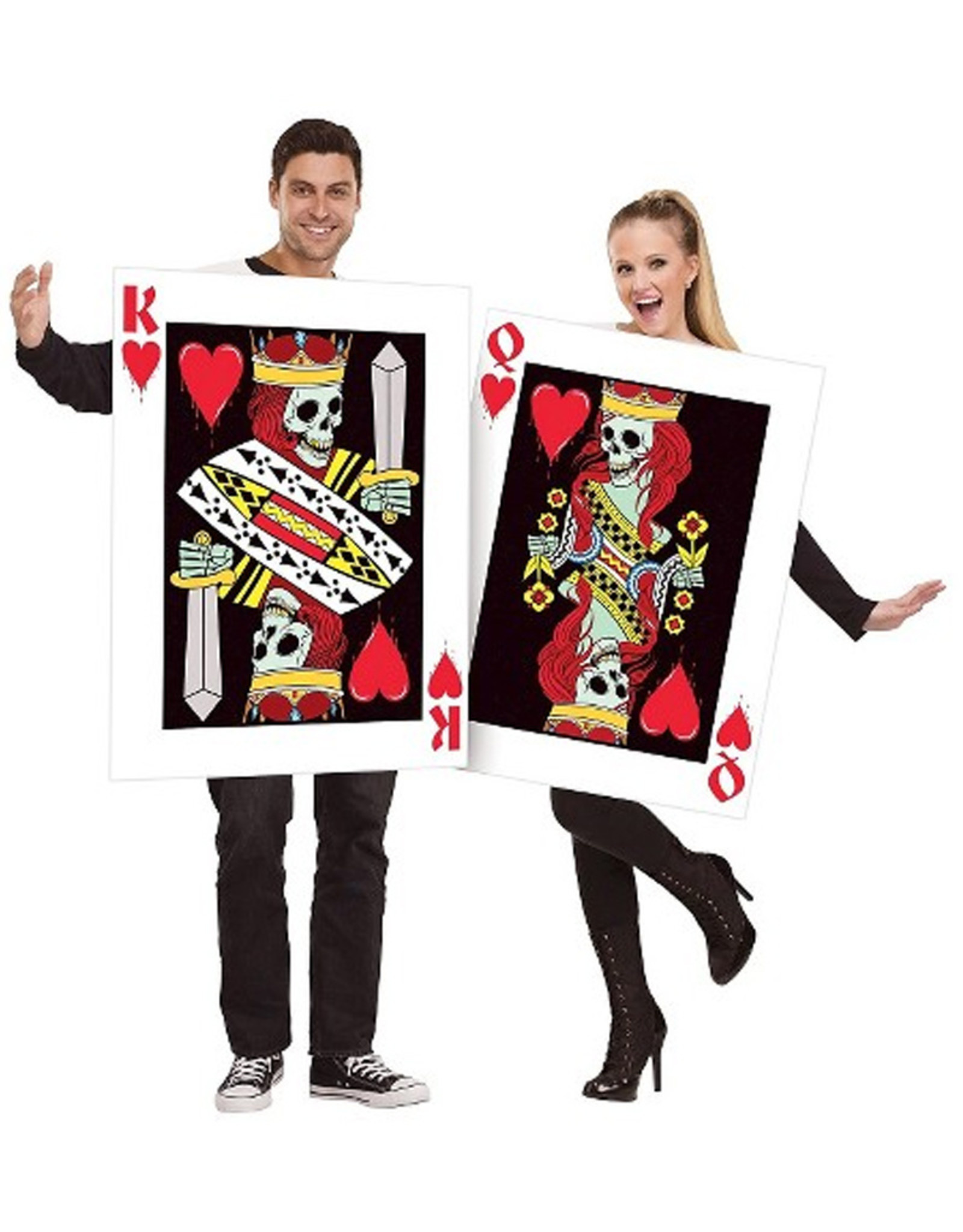 King Queen Of Hearts Costume Couples Party On