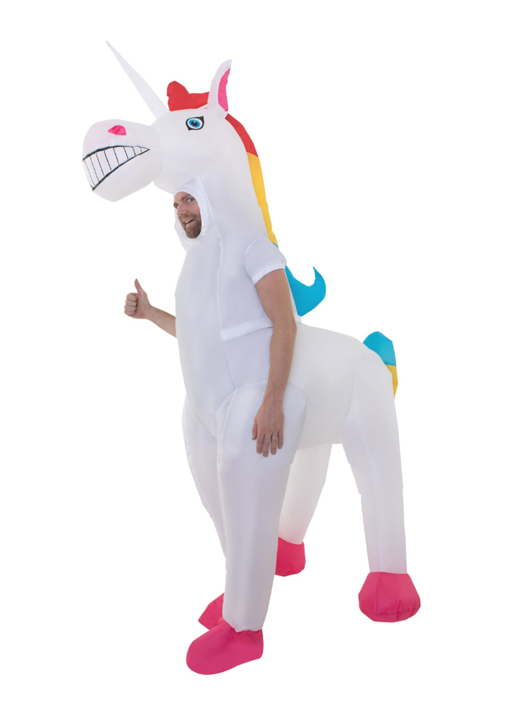 AFG MEDIA Giant Inflatable Unicorn Costume - Humor