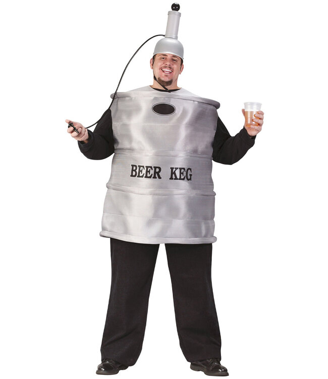 Fun World Beer Keg Costume - Men's Plus