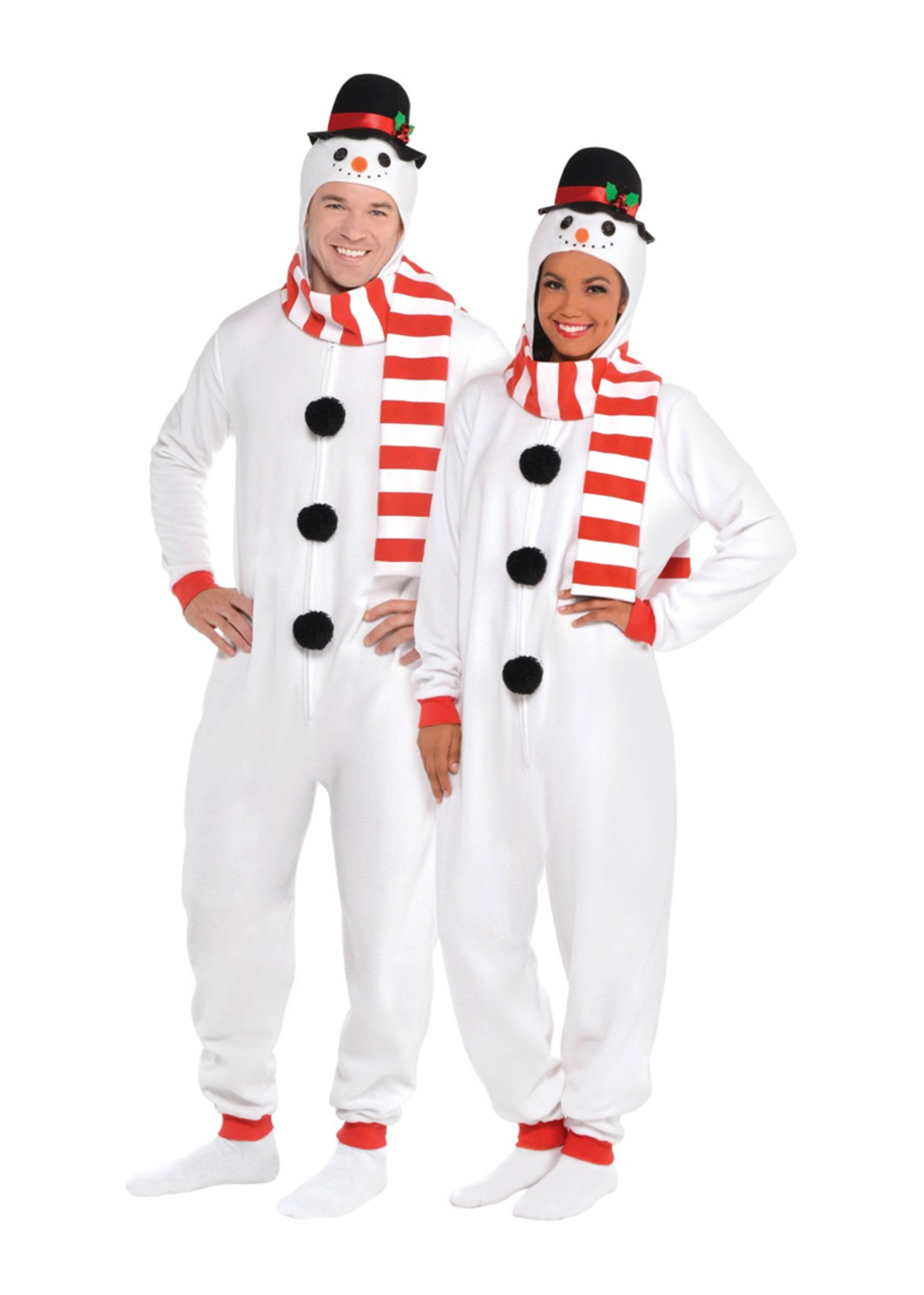 Snowman Zipster Costume - Adult - Party On!