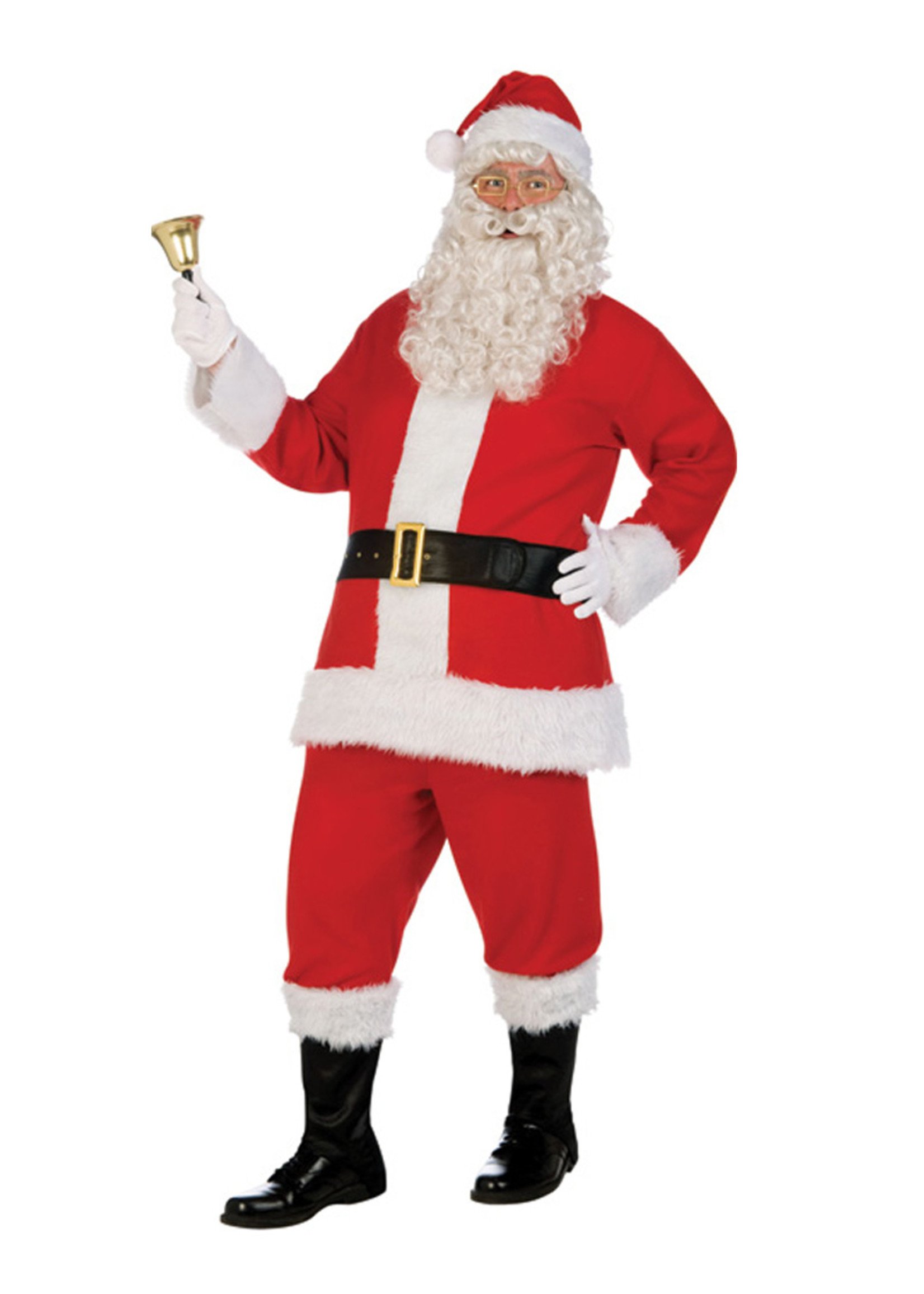 FORUM NOVELTIES Flannel Santa Deluxe Costume - Men's