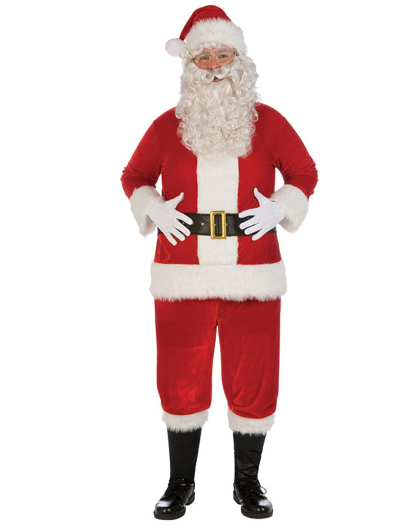 Plush Santa Suit Costume - Men's Plus - Party On!