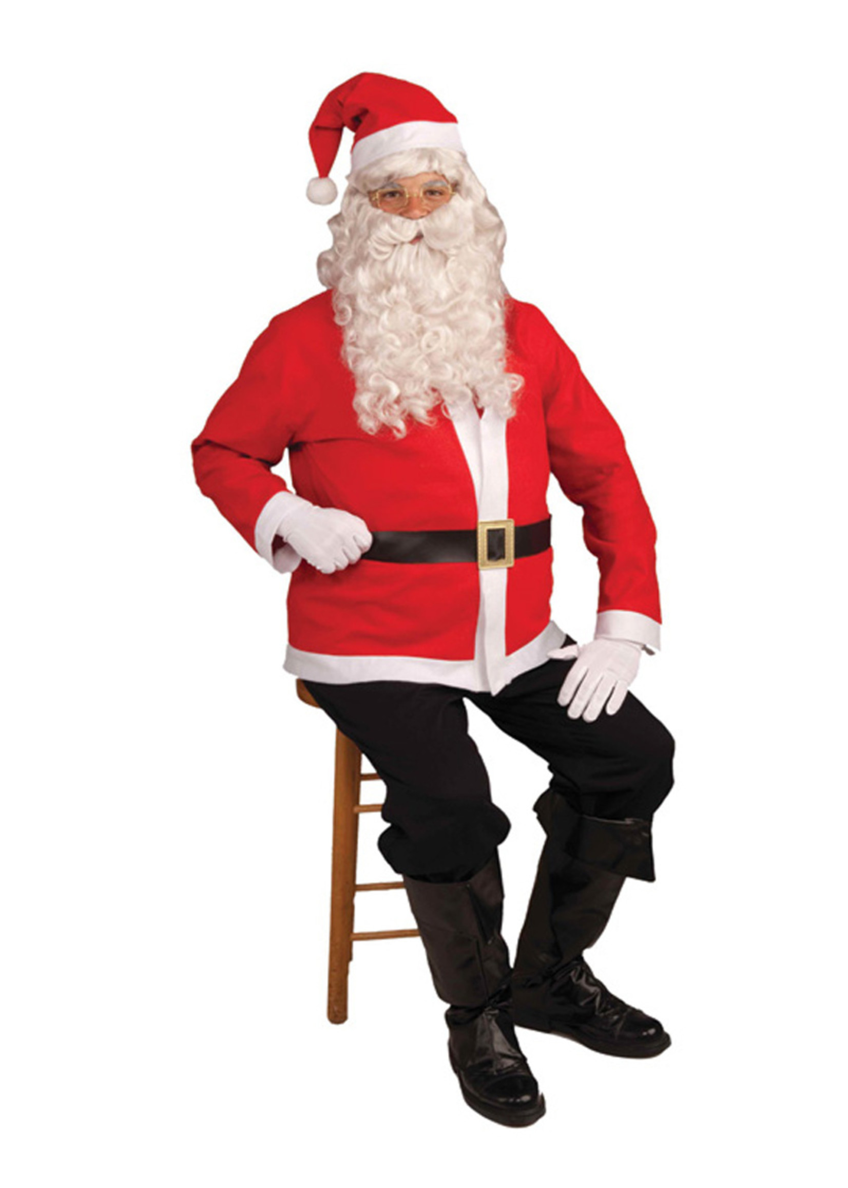Santa Jacket Set Costume Men's Party On!