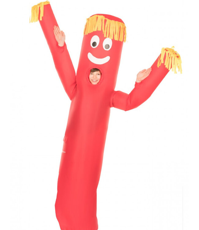 Red Wavy Arm Guy Inflatable - Youth