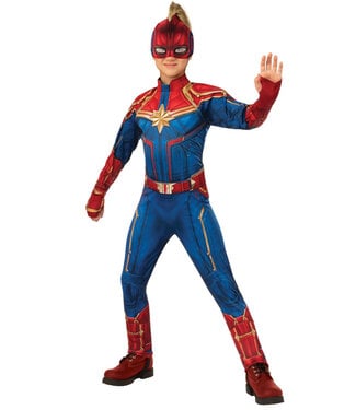 RUBIES Deluxe Captain Marvel - Girls