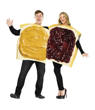 Peanut Butter and Jelly Costume - Adult